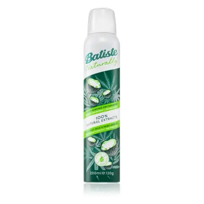 Batiste Naturally Coconut & Hemp száraz sampon a felesleges faggyú felszívódásáért és a haj fris