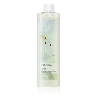 Avon Senses White Lily & Musk felfrissítő tusoló krém 500 ml