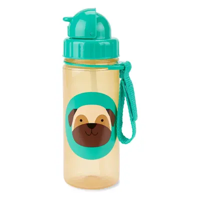 Skip Hop Zoo bögre szívószállal Pug 12 m+ 385 ml