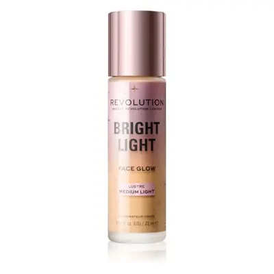 Makeup Revolution Bright Light világosító tonizáló fluid árnyalat Lustre Medium Light 23 ml