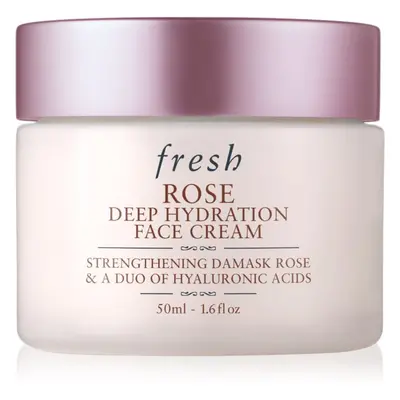 fresh Rose Deep Hydration Face Cream hidratáló arckrém hialuronsavval 50 ml