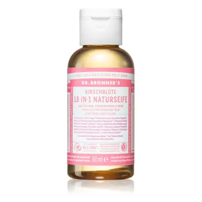 Dr. Bronner’s Cherry Blossom 18-in-1 Liquid Soap folyékony univerzális szappan 60 ml