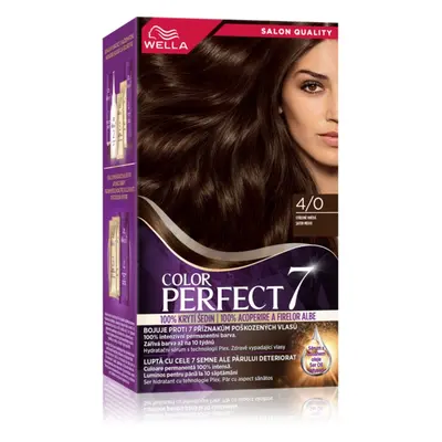 Wella Color Perfect hajfesték árnyalat 4/0 Medium Brown 1 db