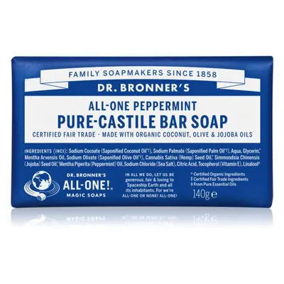 Dr. Bronner’s Peppermint Szilárd szappan 140 g