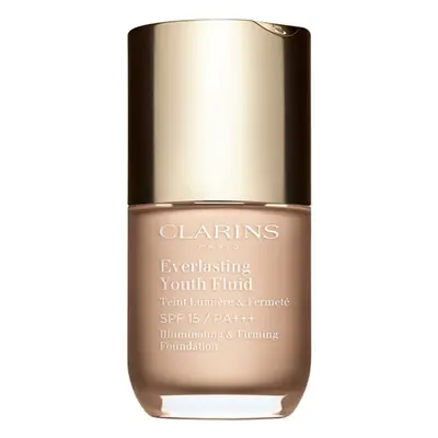 Clarins Everlasting Youth Fluid élénkítő make-up SPF 15 árnyalat 100 Lily 30 ml