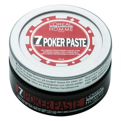 L’Oréal Professionnel Homme 7 Poker modellező paszta extra erős fixálás 75 ml