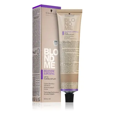 Schwarzkopf Professional Blondme Lifting élénkítő krém szőke hajra árnyalat Ash 60 ml