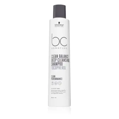 Schwarzkopf Professional BC Bonacure Clean Balance mélyen tisztító sampon 250 ml