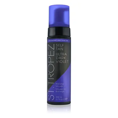 St.Tropez Self Tan Ultra Dark Violet bronzósító hab testre sötét bőrre 200 ml