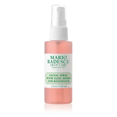 Mario Badescu Facial Spray with Aloe, Herbs and Rosewater bőr tonizáló permet élénk és hidratált