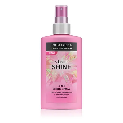 John Frieda Vibrant Shine multifunkciós hajspray a fénylő és selymes hajért 150 ml