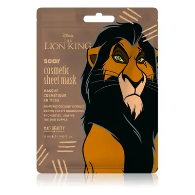 Mad Beauty Lion King Scar hidratáló gézmaszk 25 ml