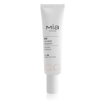 Mia Cosmetics CC Reveal Cream CC krém az egyenletes bőrszínért SPF 20 árnyalat 01 Light 30 ml