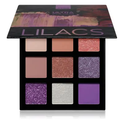 Avon Ultra Colour szemhéjfesték paletta árnyalat Lilacs 6,3 g