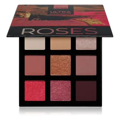 Avon Ultra Colour szemhéjfesték paletta árnyalat Roses 6,3 g