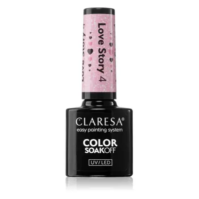 Claresa SoakOff UV/LED Color Love Story géles körömlakk árnyalat 4 5 g