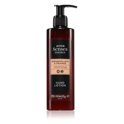 Avon Senses Essence Geranium Leaf & Orange testápoló tej kézre 250 ml