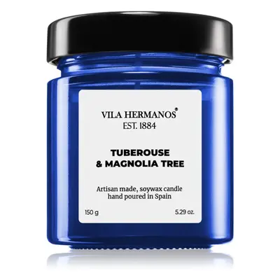 Vila Hermanos Apothecary Cobalt Blue Tuberose & Magnolia Tree illatgyertya 150 g