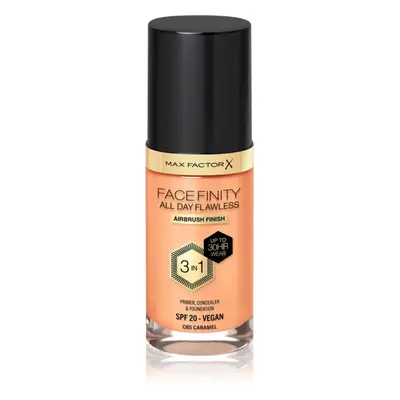 Max Factor Facefinity All Day Flawless tartós alapozó SPF 20 árnyalat 85 Caramel 30 ml