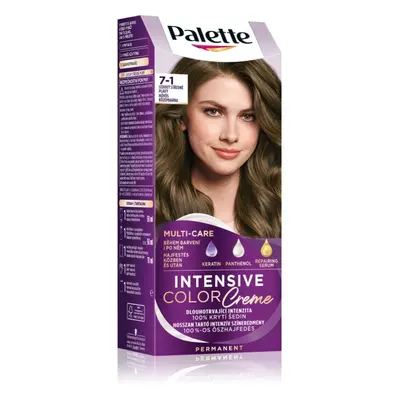 Schwarzkopf Palette Intensive Color Creme tartós hajfesték árnyalat 7-1 Cool Middle Blonde 1 db