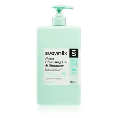 Suavinex Foam Cleansing Gel & Shampoo habsampon gyermekeknek születéstől kezdődően Baby Cologne 