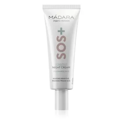 MÁDARA SOS+ Sensitive éjszakai krém az érzékeny arcbőrre 70 ml