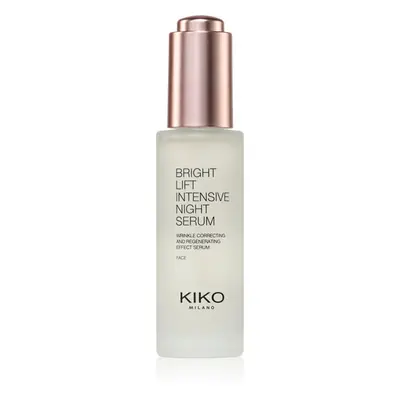 KIKO Milano Bright Lift Intensive éjszakai ránctalanító szérum regeneráló hatással 30 ml