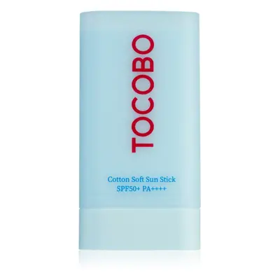 TOCOBO Cotton Soft Sun Stick védő hidratáló stick matt hatással SPF 50+ 19 g