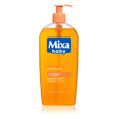 MIXA Baby habfürdő olaj fürdéshez és zuhanyzáshoz 400 ml