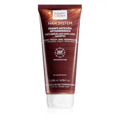 MartiDerm Hair System hajhullás elleni sampon zsíros fejbőrre 200 ml