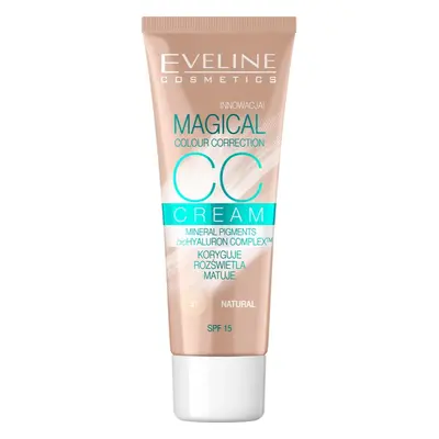 Eveline Cosmetics Magical Colour Correction CC krém SPF 15 árnyalat 51 Natural 30 ml