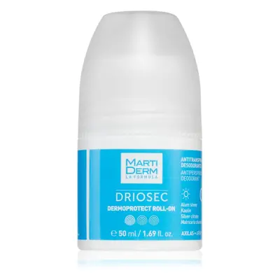 MartiDerm Driosec Dermoprotect Roll-On izzadásgátló dezodor a fehér és sárga foltok ellen 50 ml