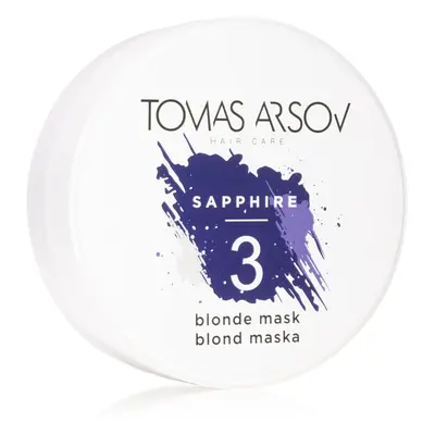 Tomas Arsov Sapphire Blonde Mask természetesen neutralizáló maszk a szőke és melírozott hajra 10