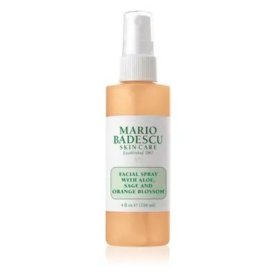 Mario Badescu Facial Spray with Aloe, Sage and Orange Blossom energizáló hidratáló arcpermet 118