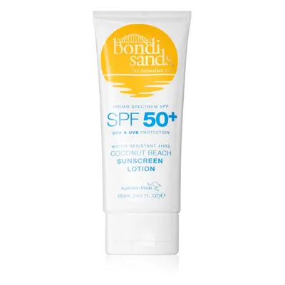 Bondi Sands SPF 50+ Coconut Beach napozó testkrém SPF 50+ illattal Coconut 150 ml