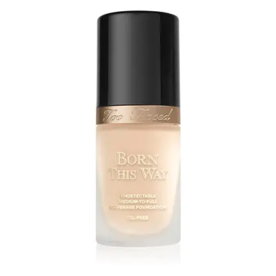 Too Faced Born This Way Flawless Coverage Natural Finish Foundation fedő hatású alapozó természe