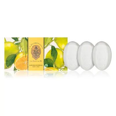 La Florentina Boboli Citrus Hand Soap szilárdszappan-szett citrus 3x150 g