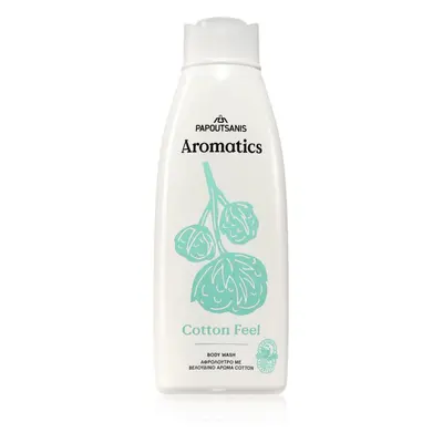 PAPOUTSANIS Aromatics Cotton Feel gyengéd tusfürdő gél 650 ml