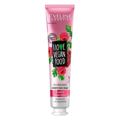 Eveline Cosmetics I Love Vegan Food hidratáló kézkrém málna illatú 50 ml