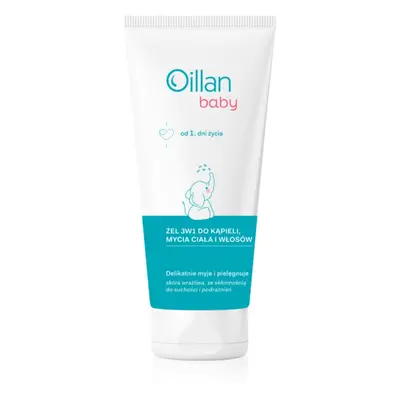 Oillan Baby Gentle Body Wash gyermek tisztító gél és sampon 3 az 1-ben 200 ml