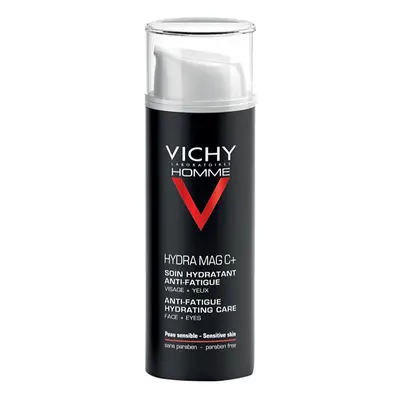 Vichy Homme Hydra-Mag C hidratáló arc és szemkörnyék ápolás a fáradtság jelei ellen 50 ml