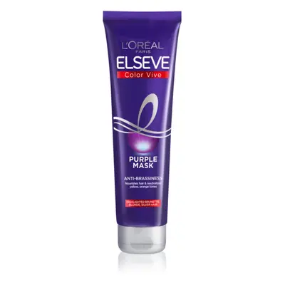 L’Oréal Paris Elseve Color-Vive Purple tápláló maszk a szőke és melírozott hajra 150 ml