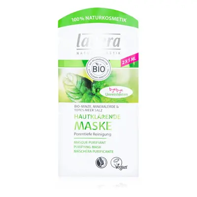 Lavera Bio Mint mélyen tisztító maszk 2x5 ml