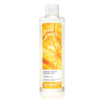 Avon Senses Orange Twist felfrissítő tusfürdő gél 250 ml