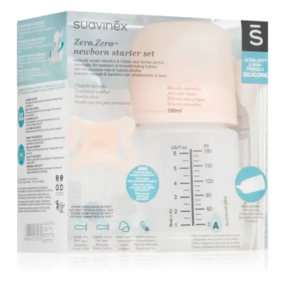 Suavinex Zero Zero Newborn Starter Set ajándékszett (gyermekeknek születéstől kezdődően)