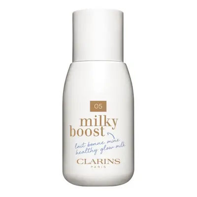 Clarins Milky Boost színező tej egységesíti a bőrszín tónusait árnyalat 05 Milky Sandalwood 50 m