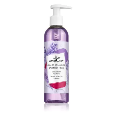 Soaphoria Lavender Fields Organic Shower Gel természetes tusoló gél 250 ml