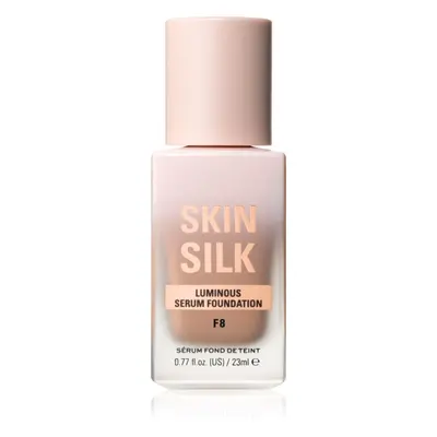 Makeup Revolution Skin Silk Serum Foundation könnyű alapozó világosító hatással árnyalat F8 23 m