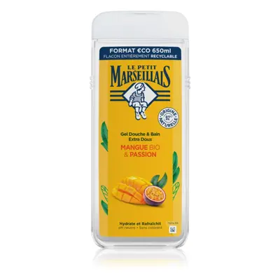 Le Petit Marseillais Bio Mango & Passion Fruit gyengéd tusfürdő gél 650 ml