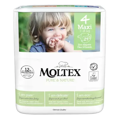 Moltex Pure & Nature Maxi Size 4 eldobható ÖKO pelenkák 7-14 kg 29 db